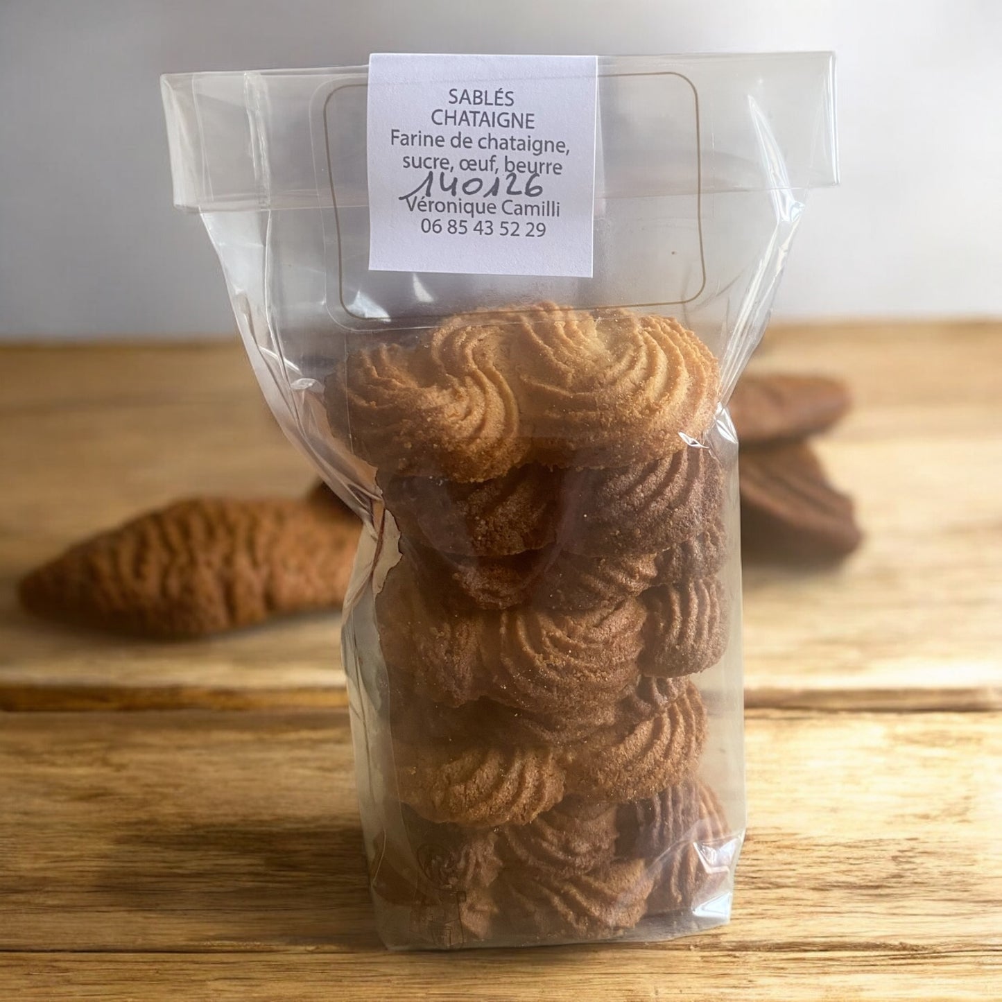 Sablés à la châtaigne corse - Véronique Camilli - Bastia