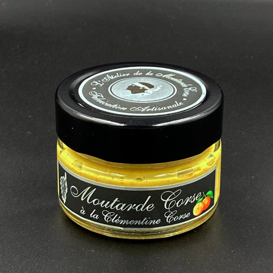 Moutarde Corse à la clémentine Corse - Atelier de la moutarde Corse