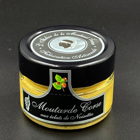 Moutarde Corse aux éclats de noisettes - Atelier de la moutarde Corse