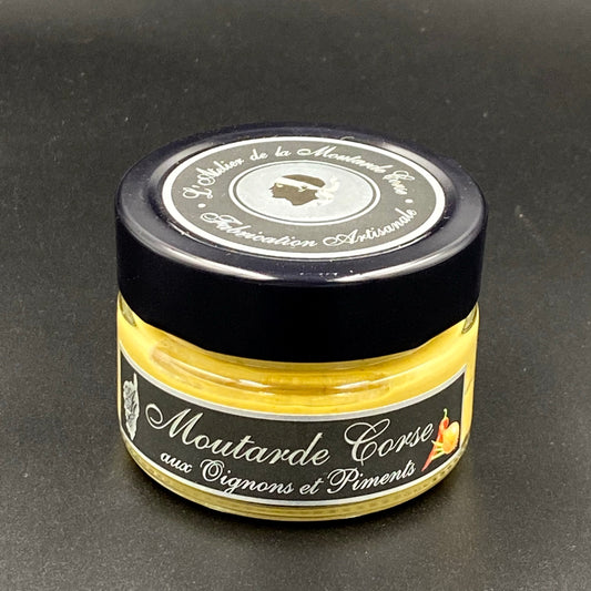 Moutarde Corse aux Oignons et Piments- Atelier de la moutarde Corse