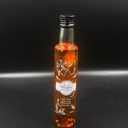 Huile d'olive pimentée Corse